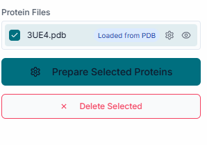 Protein preparation options