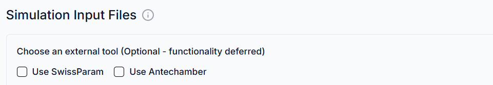 Upload ligand parameters title